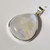Rainbow Moonstone and sterling silver pendant 27x29mm