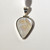 Rainbow Moonstone and sterling silver pendant 25x19mm
