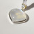 Rainbow Moonstone and sterling silver pendant 24x21mm
