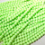 8mm Velvet Soft Lime Czech Glass Beads Strand | 8" Strand