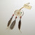 2" Antique White Tin Cone Dream Catcher