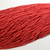 11/0 Matte Red Opaque Czech Seed Bead 