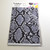 PrettyBack Faux Leather Beading Foundation | Animal Print, Grey, White | 5x8 inch 