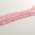 6mm Pink AB Glow in the dark round bead strand | 8 inch 