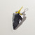 Hematite Arrowhead Pendant Plated Rhodium 17x32mm