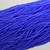 11/0 Sapphire Transparent Matte Czech Seed Bead Hank