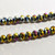 6x8mm Opaque Multicolor Iris Facetted Rondelles | 2x8"strands