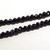 6x8mm Opaque Black Faceted Rondelles