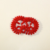 Red Czech Glass Daggers | 10x5mm