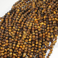 8mm Tiger Eye Round Beads | $5.15 Wholesale