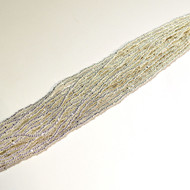 11/0 Sterling Siver Opaque Charlotte Cut Czech Seed Bead 