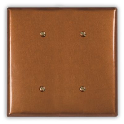two blank wall plate cover