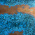 aged copper with areas of blue patina