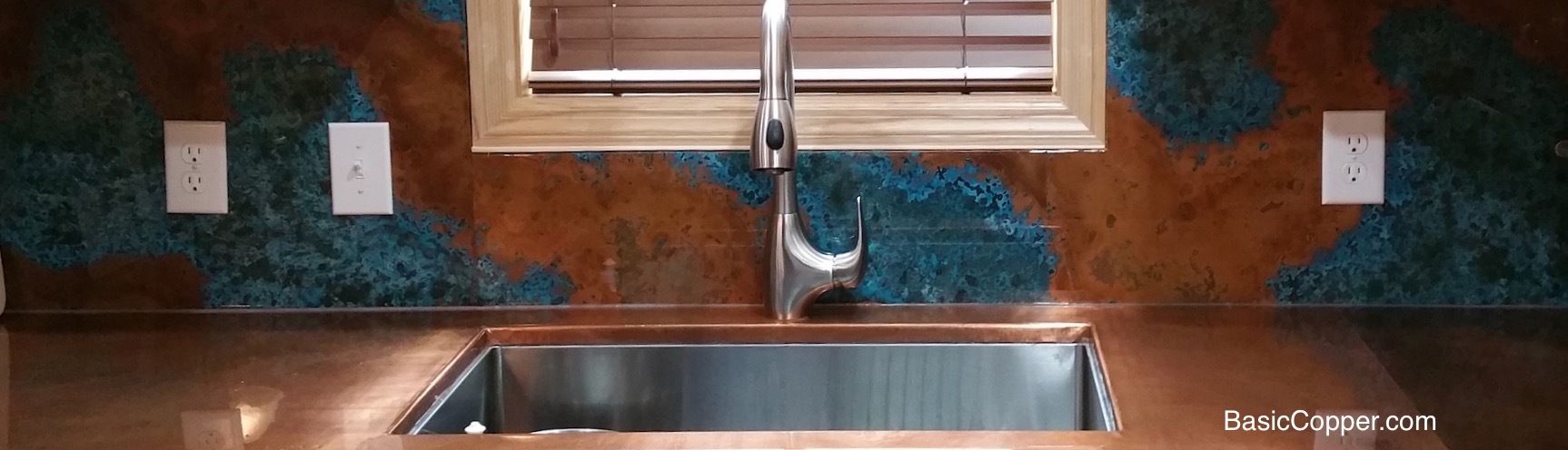 Azul Copper Backsplash