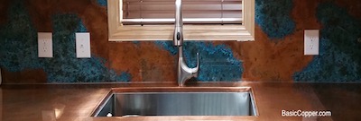 DIY Copper Backsplash Tutotrial