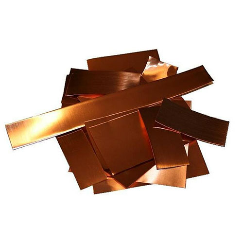 Pure Copper Sheet, 4pcs 4 x 2 x 0.024 22 Gauge T2 Copper Metal Plate for  Crafts, Electrical Repairs