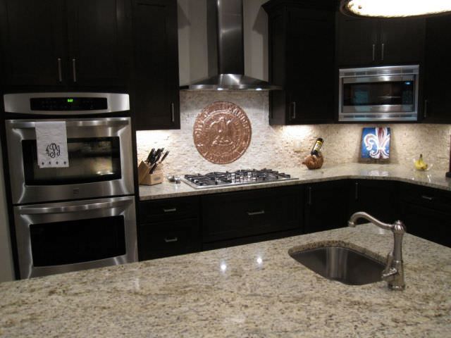 copper backsplash