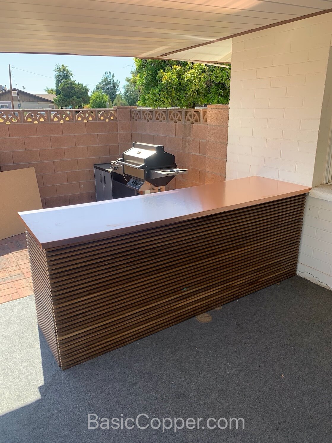 Copper BBQ Outdoor Countertop-4