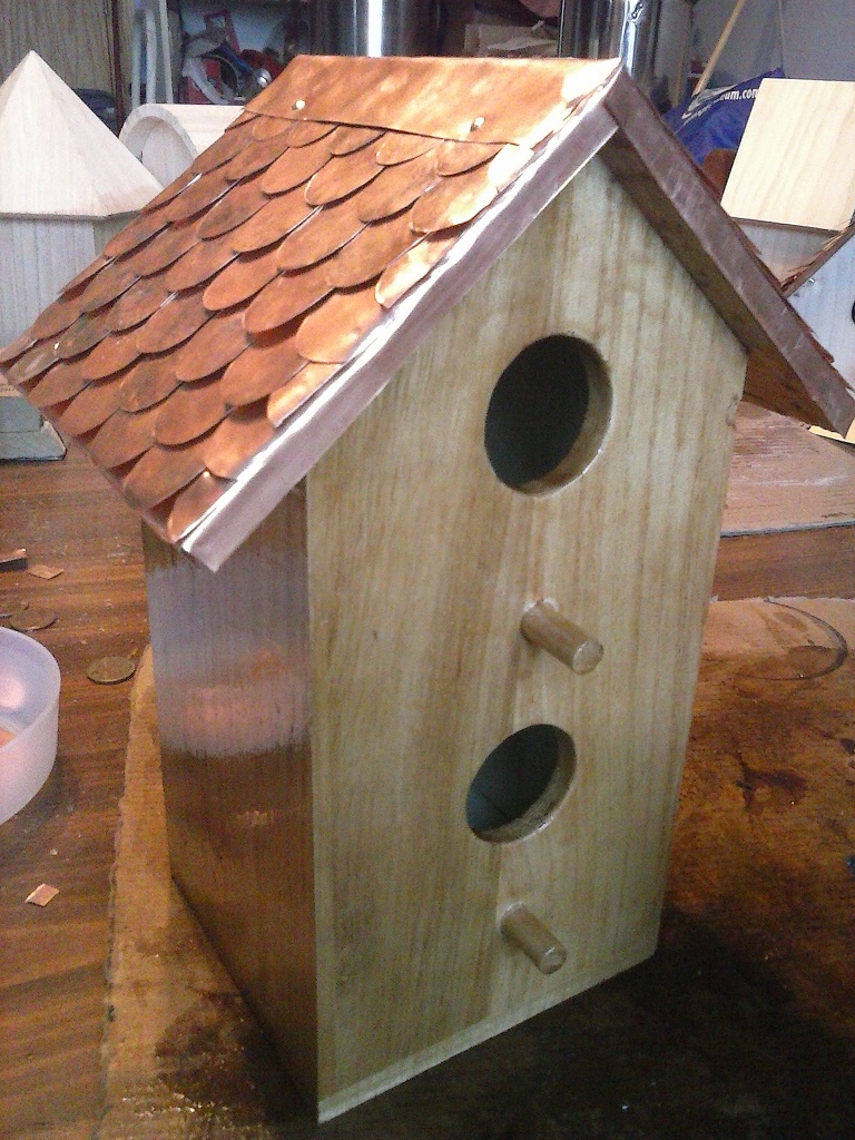 Copper Birdhouse Roof- Luke Johnson