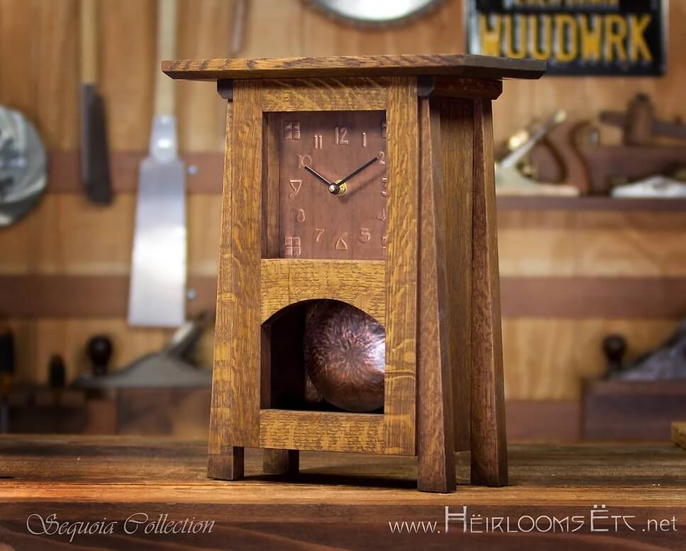 Copper Clock by Heirlooms Etc Picture 4