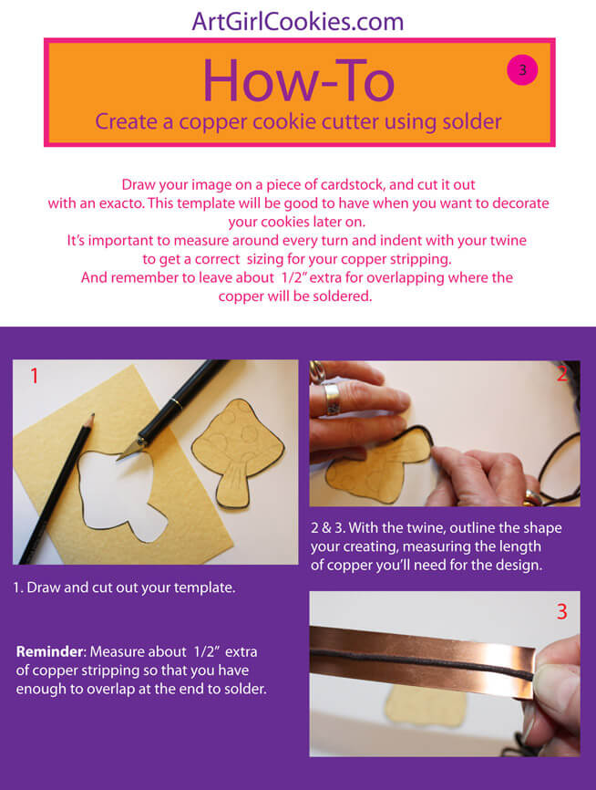 copper cookie cutter tutorial