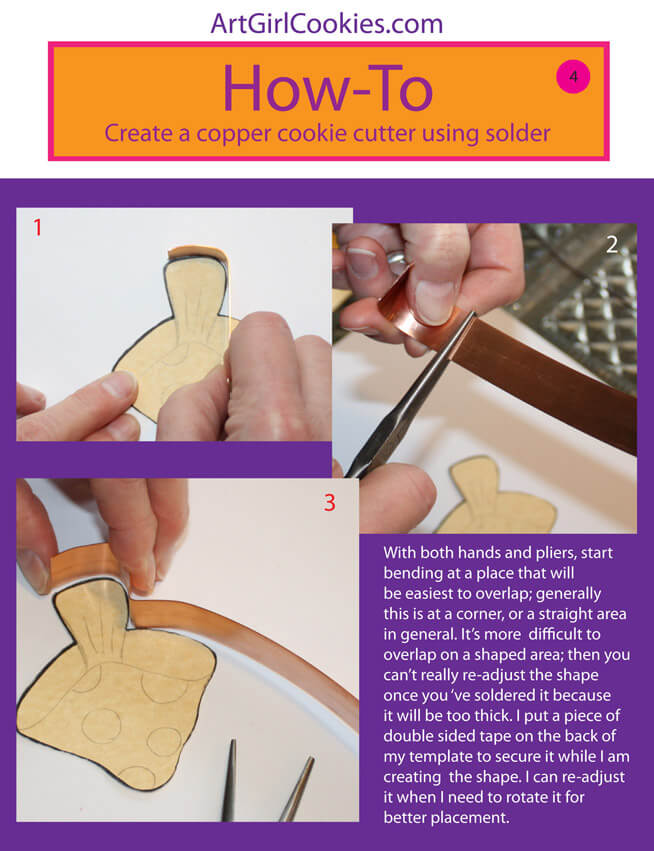 copper cookie cutter tutorial