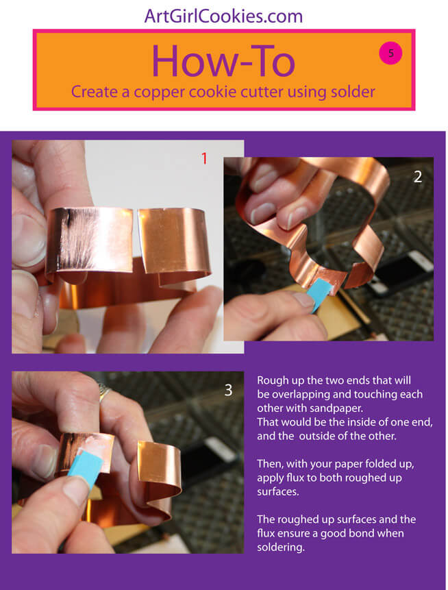 copper cookie cutter tutorial