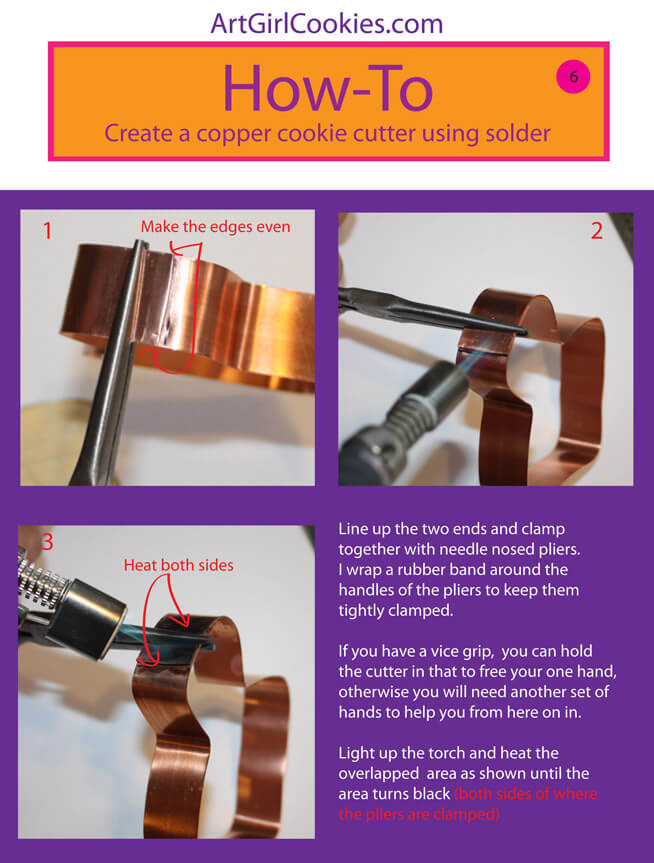 copper cookie cutter tutorial