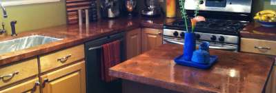 How to make a copper bartop, countertop, and table top