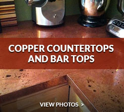 Copper Countertops and Bar Tops