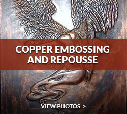 Copper Embossing and Repousse Gallery