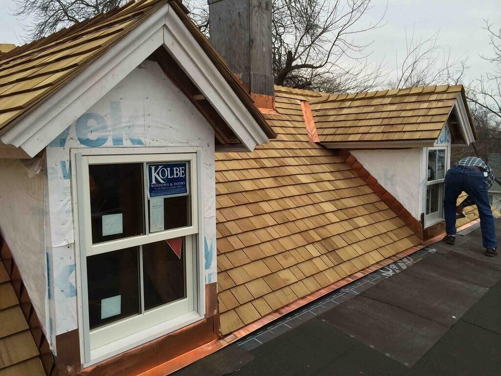 Copper Roof Flashing in Historic Home Renovation