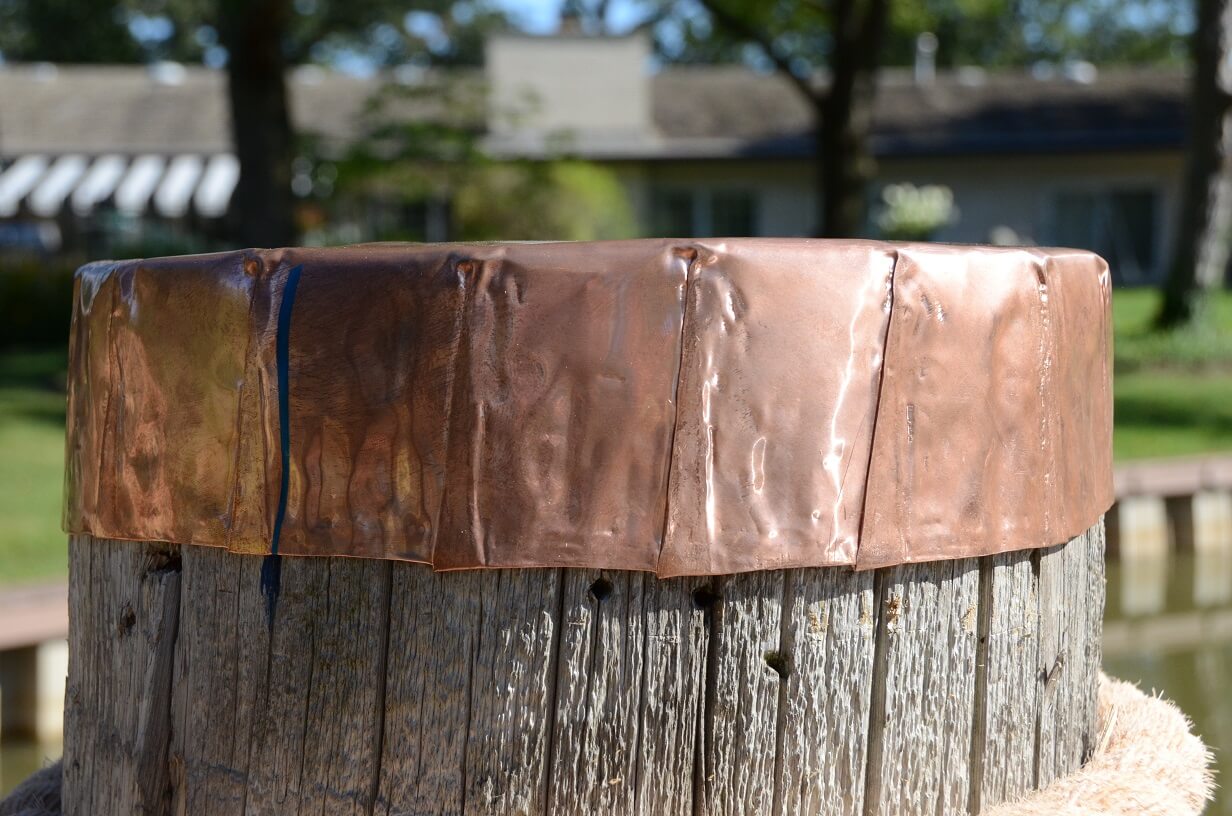 copper post caps