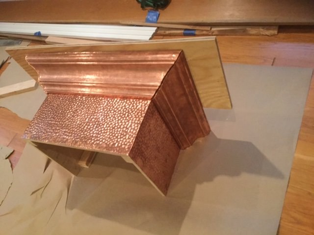 copper range hood