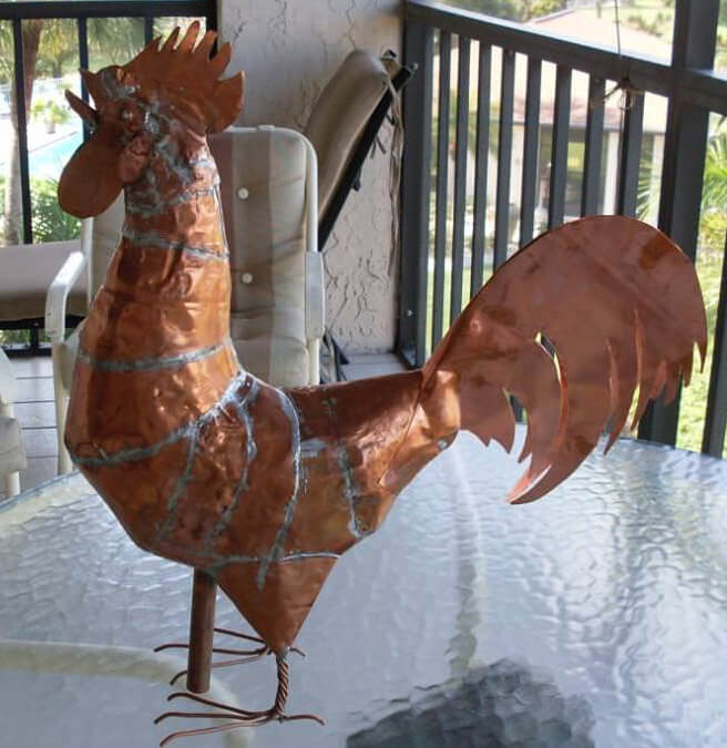 copper sculpture