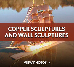 Copper Sculptures and Wall Sculptures Gallery