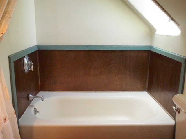 copper bath surround