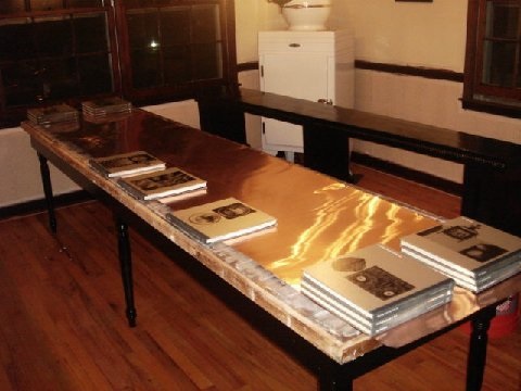 copper table