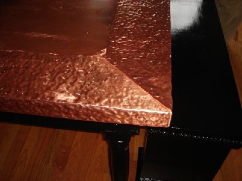 copper table