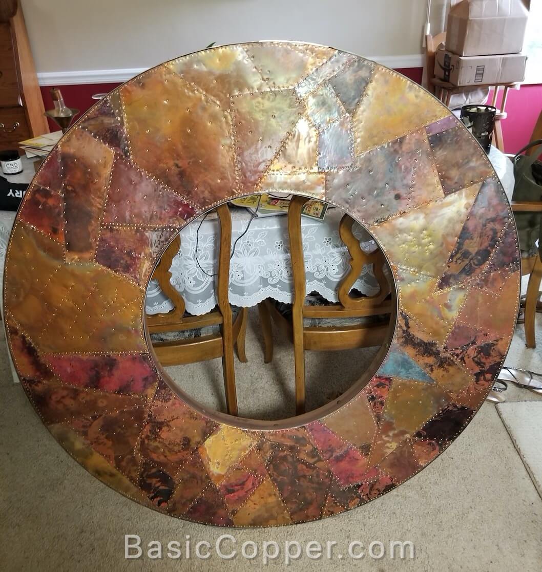 Flamed Copper Table Top 3