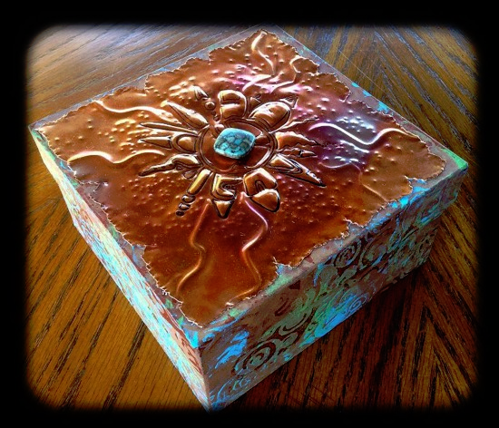 Copper Wish Box- by Vesta Abel