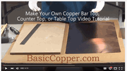  DIY Copper Bartops, Countertops, & Tabletops Tutorial