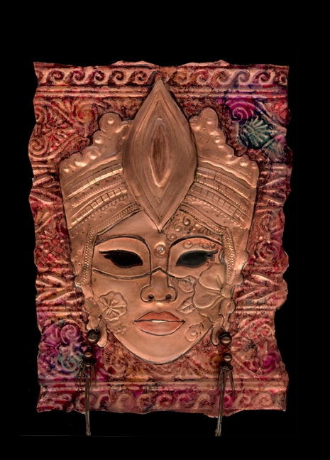 Embossed Copper Art & Masks - by J.W. Ford