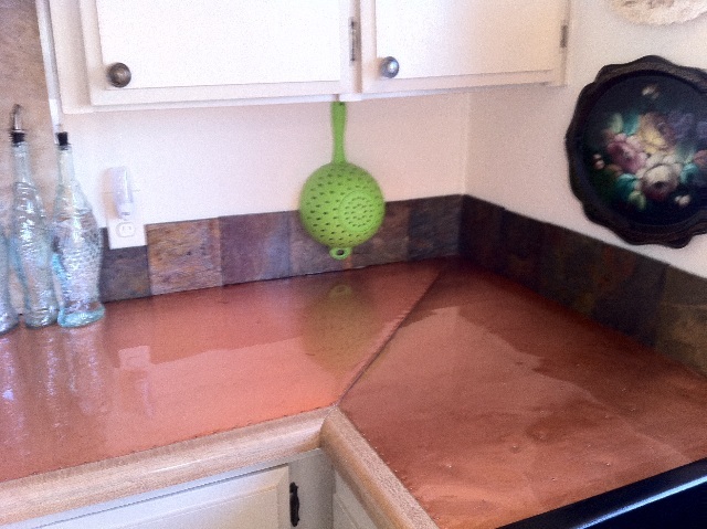 Copper Countertop - submitted by Kathy, Washington State
