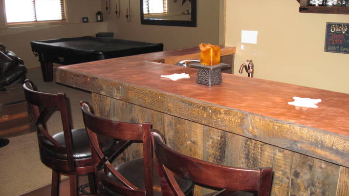 Copper Bar Top