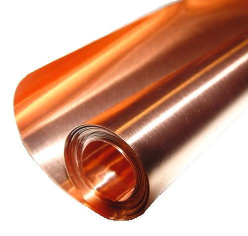 10 Mil (30 gauge) 1 x 100' Copper Strip