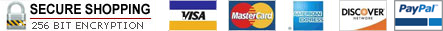 payment methods: visa - mastercard - american express - discover