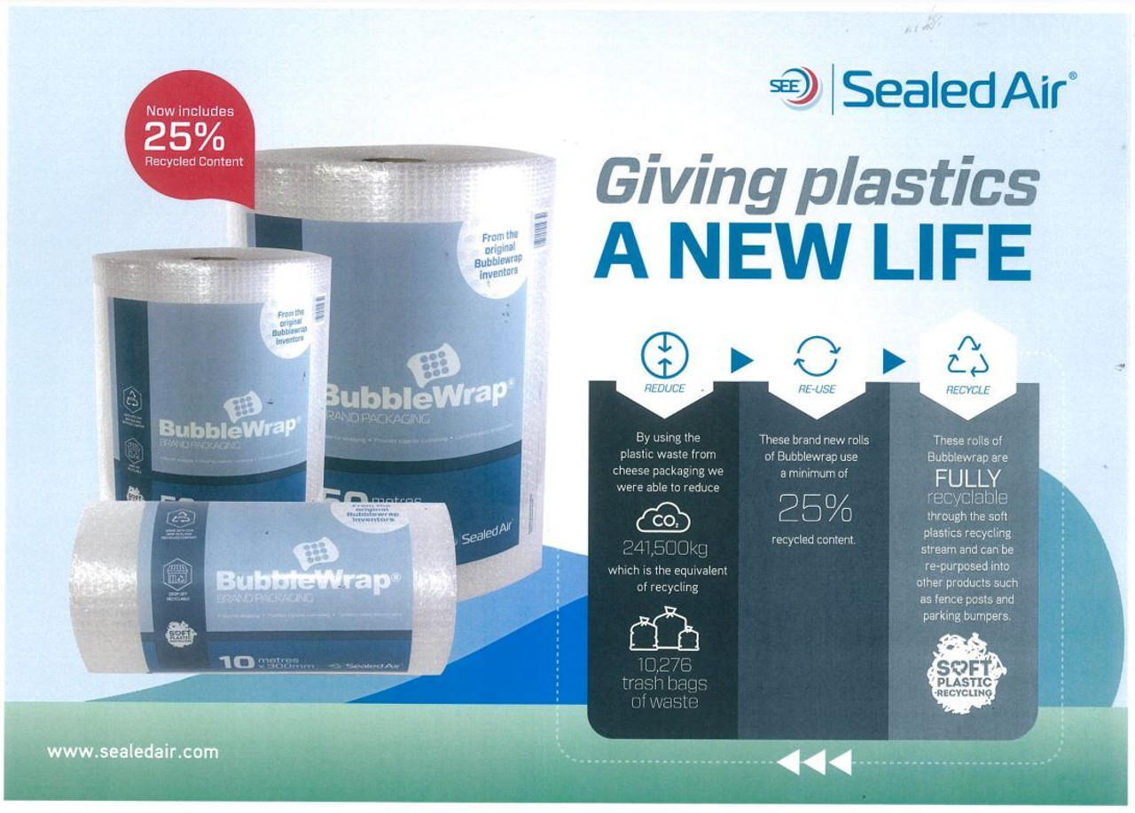 Sealed Air 100m Rolls BubbleWrap Sealed Air 100m Rolls BubbleWrap