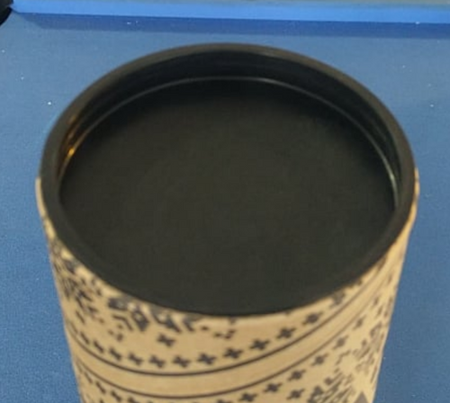 Black Mailing Tube End Cap 101mm Black Mailing Tube End Cap 101mm