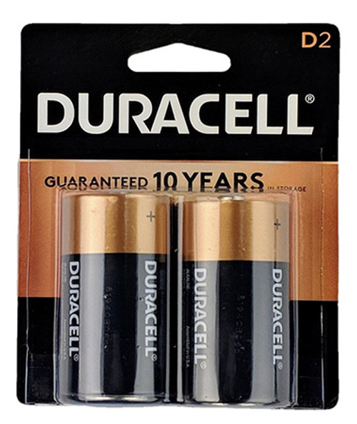 Duracell D Batteries - 2pc Blister Card Duracell D Batteries - 2pc Blister Card